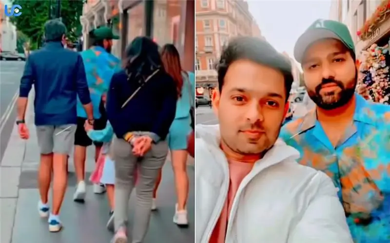 Rohit Sharma Spotted in London with Family, Delights Fan with a Selfie Moment Rohit Sharma enjoying his family time in London clicks a selfie with a fan