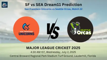SF vs SEA Dream11 Prediction