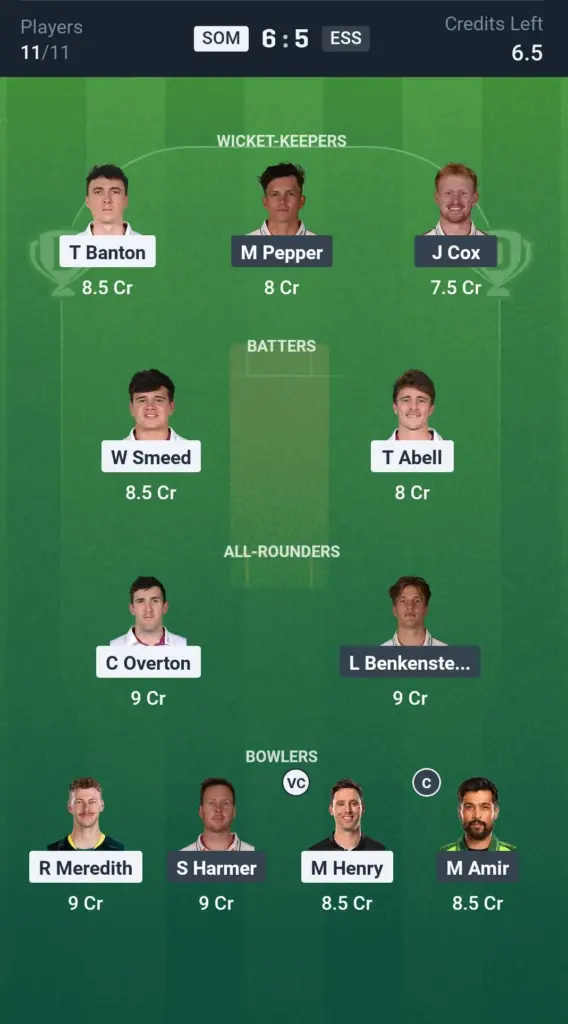 SOM vs ESS Grand League Team