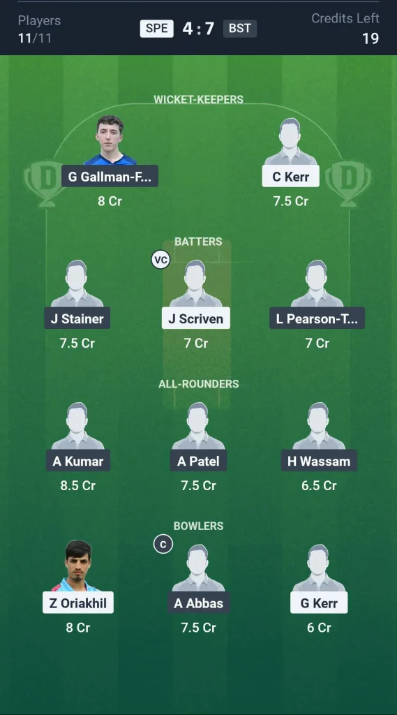 SPE vs BST Grand League Team