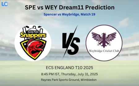 SPE vs WEY Dream11 Prediction: Today’s Match 19, Fantasy Cricket Tips, Captain Choices, Playing XI & Injury Updates – ECS England T10 2025 SPE vs WEY Dream11 Prediction