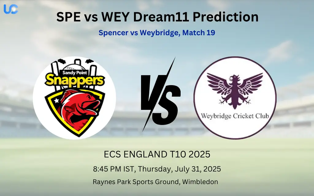 SPE vs WEY Dream11 Prediction
