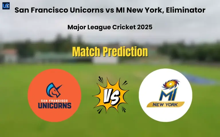 San Francisco Unicorns vs MI New York, Eliminator Match Prediction