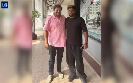 Sanju Samson Spotted With RR Official