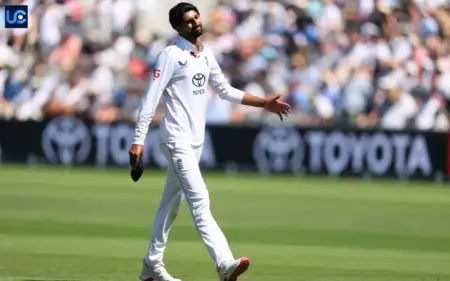 Shoaib Bashir bowl in the Lord's test
