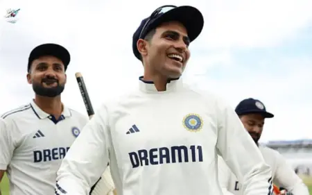 Shubman Gill after becoming the new Badshah of Birmingham