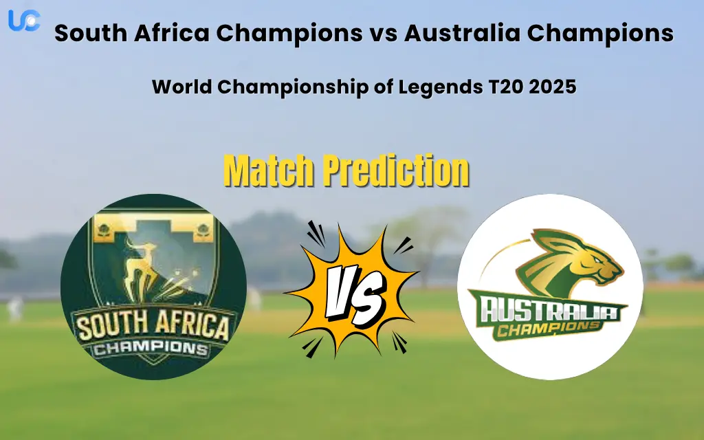 SAC vs AAC Match Prediction, World Championship of Legends T20 2025: Who will Win South Africa Champions vs Australia Champions? South Africa Champions vs Australia Champions match Prediction