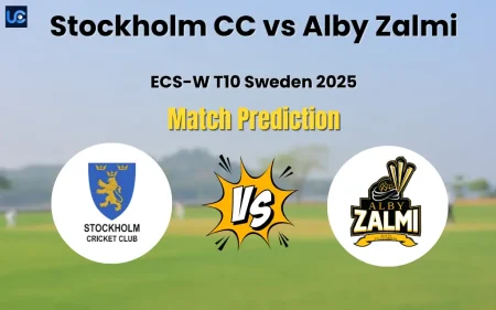 Who will Win Stockholm CC vs Alby Zalmi? Match Prediction – ECS-W T10 Sweden 2025 Stockholm CC vs Alby Zalmi Match Prediction