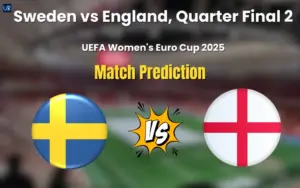 Sweden vs England Match Prediction