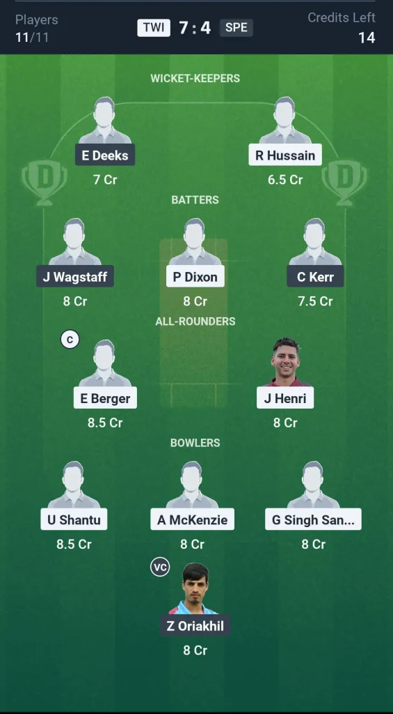 TWI vs SPE Grand League Team