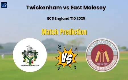 Who will Win Twickenham vs East Molesey? Match Prediction – ECS England T10 2025 Twickenham vs East Molesey Match Prediction