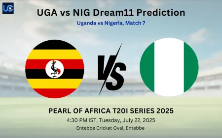 UGA vs NIG Dream11 Prediction