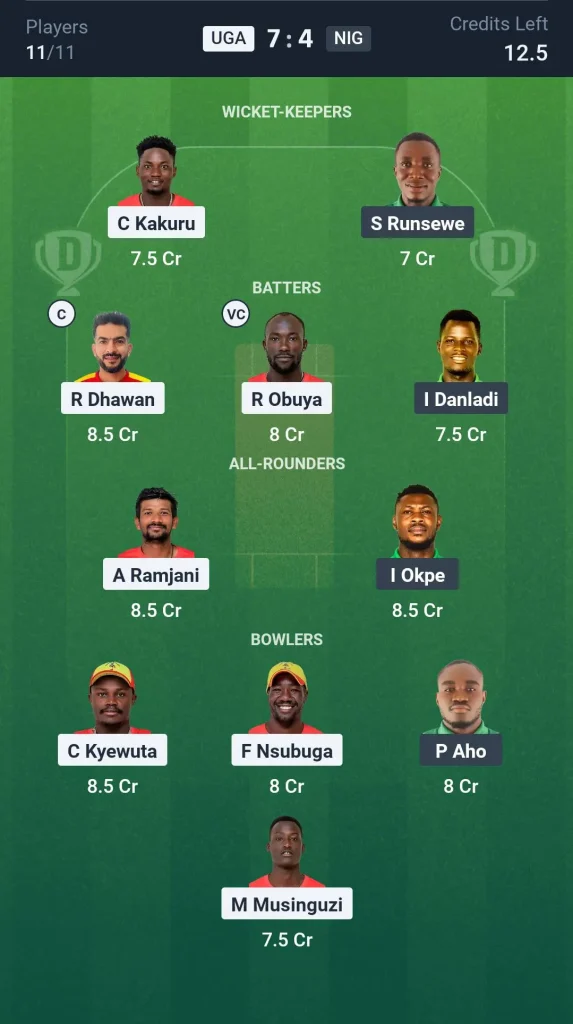 UGA vs NIG Small League Team