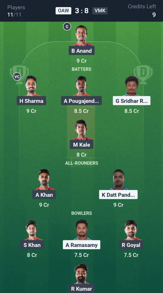 VEK vs MIB Small League Team