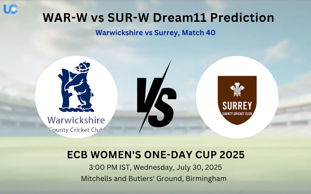 WAR-W vs SUR-W Dream11 Prediction