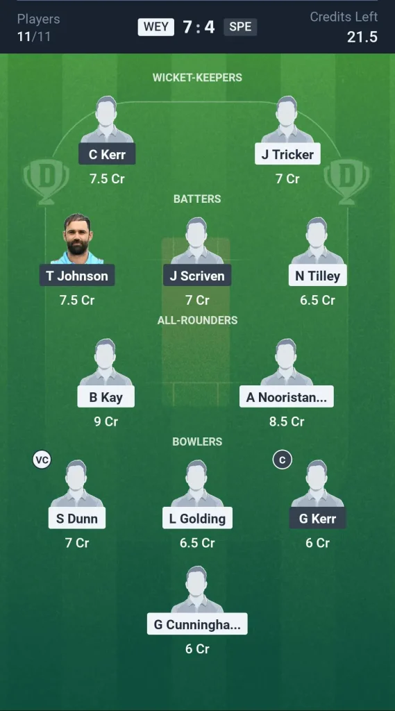 WEY vs SPE Grand League Team