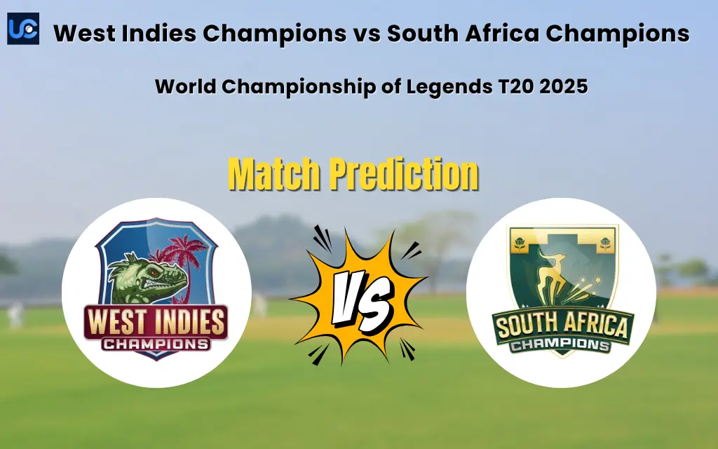 West Indies Champions vs South Africa Champions Match Prediction
