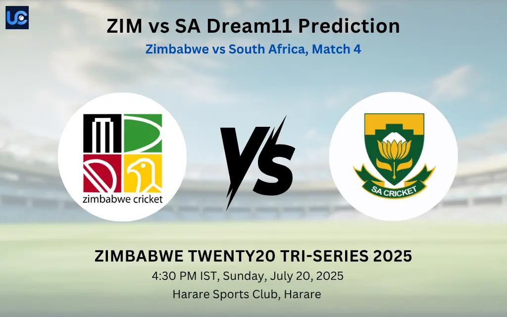 ZIM vs SA Dream11 Prediction