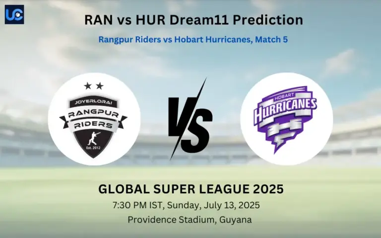 RAN vs HUR Dream11 Prediction