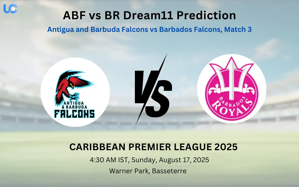 ABF vs BR Dream11 Prediction: Today’s Match 3, Fantasy Cricket Tips, Captain Choices, Playing XI & Injury Updates – Caribbean Premier League 2025 ABF vs BR Dream11 Prediction