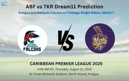 ABF vs TKR Dream11 Prediction: Today’s Match 7, Fantasy Cricket Tips, Captain Choices, Playing XI & Injury Updates – Caribbean Premier League 2025 ABF vs TKR Dream11 Prediction