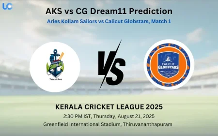 AKS vs CG Dream11 Prediction: Today’s Match 1, Fantasy Cricket Tips, Captain Choices, Playing XI & Injury Updates – Kerala Cricket League 2025 AKS vs CG Dream11 Prediction