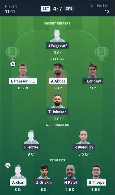 BST vs SPE Grand League Team