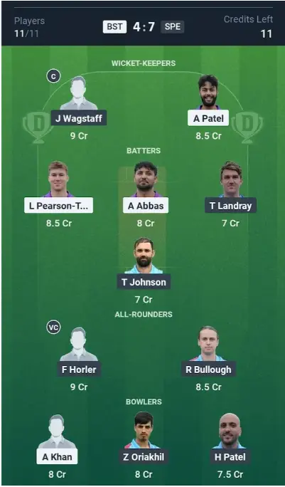 BST vs SPE Small League Team