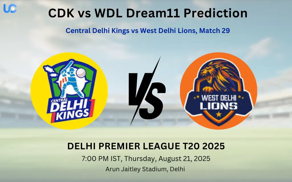 CDK vs WDL Dream11 Prediction: Today’s Match 29, Fantasy Cricket Tips, Captain Choices, Playing XI & Injury Updates – Delhi Premier League 2025 CDK vs WDL Dream11 Prediction