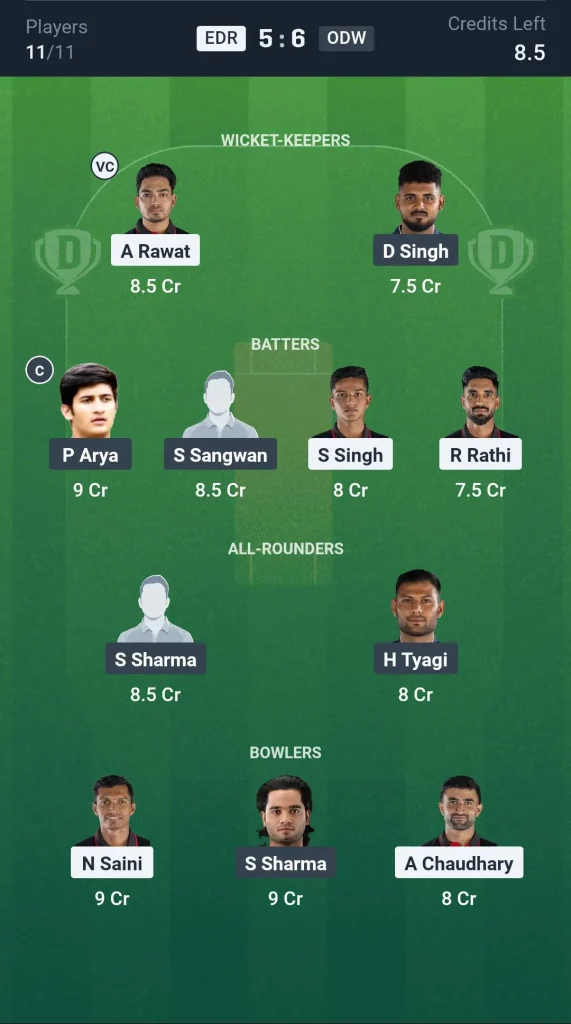 EDR vs ODW Small League Team