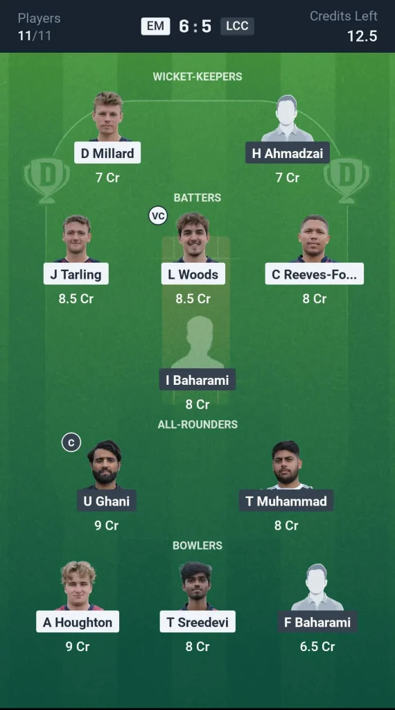 EM vs LCC Small League Team