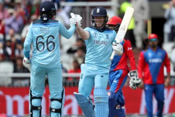 England – 25 Sixes against Afghanistan