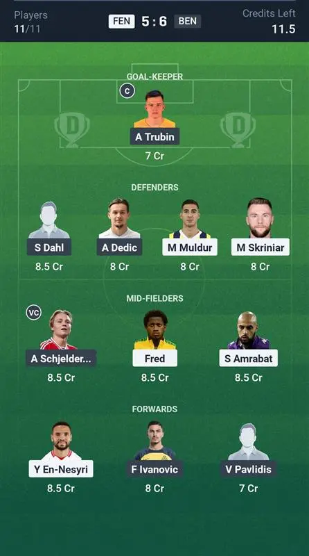 FEN vs BEN Small League Team