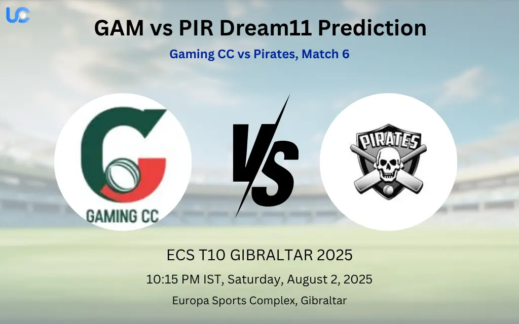 GAM vs PIR Dream11 Prediction