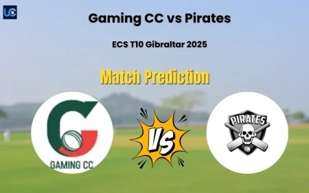 GAM vs PIR Match Prediction, ECS T10 Gibraltar 2025: Who will Win Gaming CC vs Pirates? Gaming CC vs Pirates Match Prediction