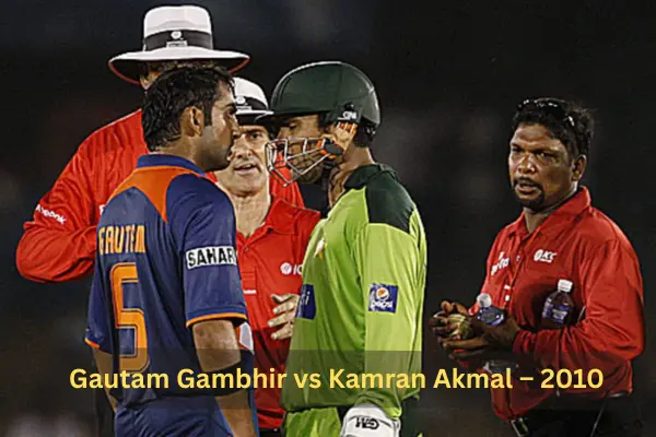Gautam Gambhir vs Kamran Akmal