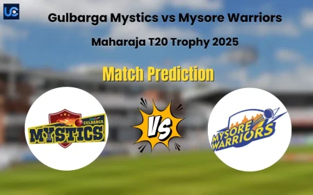 Gulbarga Mystics vs Mysore Warriors Match Prediction