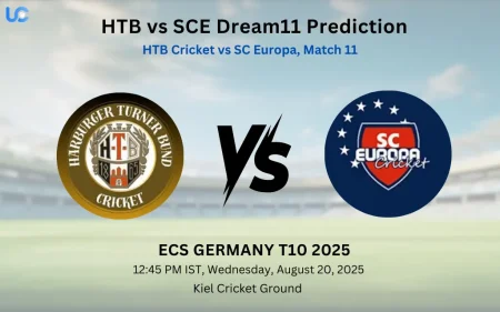 HTB vs SCE Dream11 Prediction: Today’s Match 11, Fantasy Cricket Tips, Captain Choices, Playing XI & Injury Updates – ECS Germany T10 2025 HTB vs SCE Dream11 Prediction