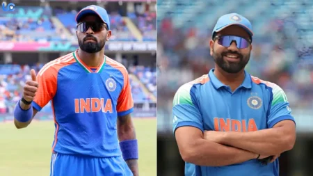 Hardik Pandya and Rohit Sharma