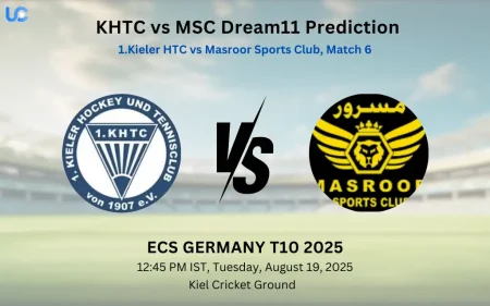 KHTC vs MSC Dream11 Prediction: Today’s Match 6, Fantasy Cricket Tips, Captain Choices, Playing XI & Injury Updates – ECS Germany T10 2025 KHTC vs MSC Dream11 Prediction