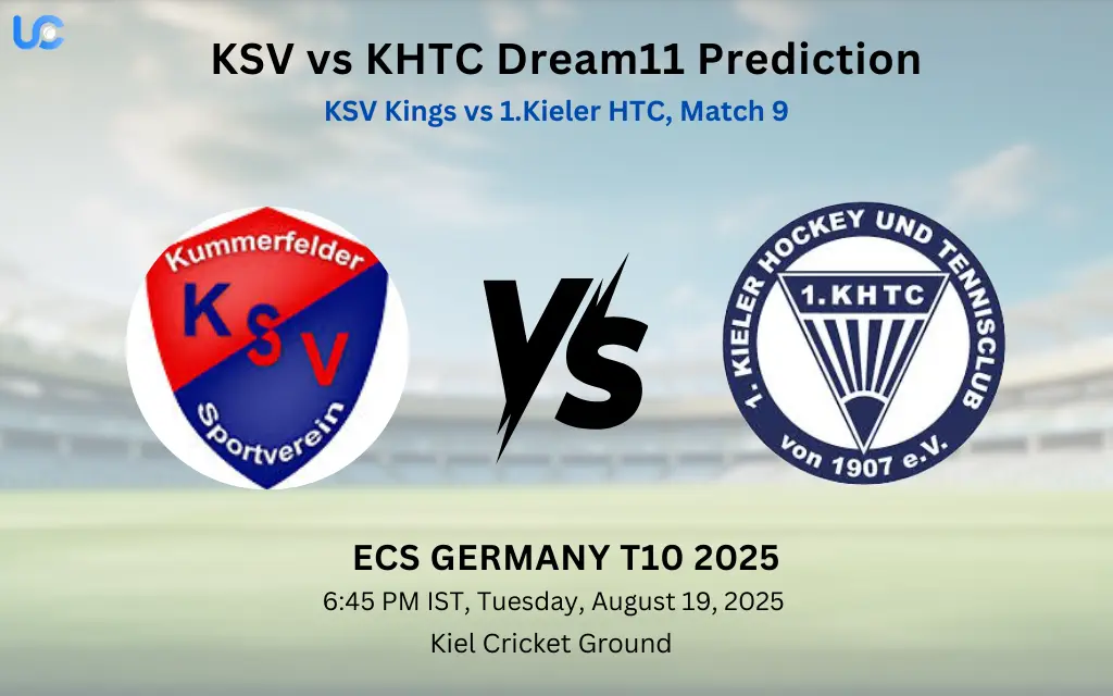 KSV vs KHTC Dream11 Prediction: Today’s Match 9, Fantasy Cricket Tips, Captain Choices, Playing XI & Injury Updates – ECS Germany T10 2025 KSV vs KHTC Dream11 Prediction