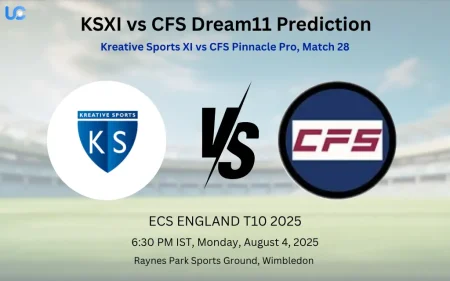 KSXI vs CFS Dream11 Prediction: Today’s Match 28, Fantasy Cricket Tips, Captain Choices, Playing XI & Injury Updates – ECS England T10 2025 KSXI vs CFS Dream11 Prediction