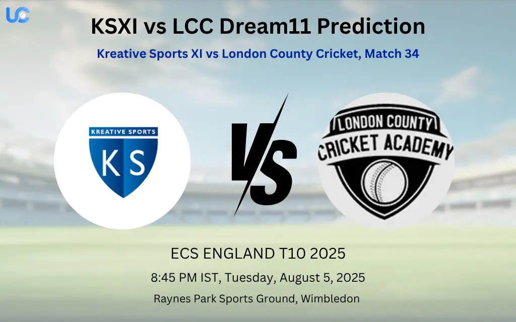 KSXI vs LCC Dream11 Prediction: Today’s Match 34, Fantasy Cricket Tips, Captain Choices, Playing XI & Injury Updates – ECS England T10 2025 KSXI vs LCC Dream11 Prediction