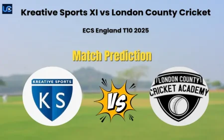 KSXI vs LCC Match Prediction, ECS England T10 2025: Who will Win Kreative Sports XI vs London County Cricket? Kreative Sports XI vs London County Cricket Match Prediction