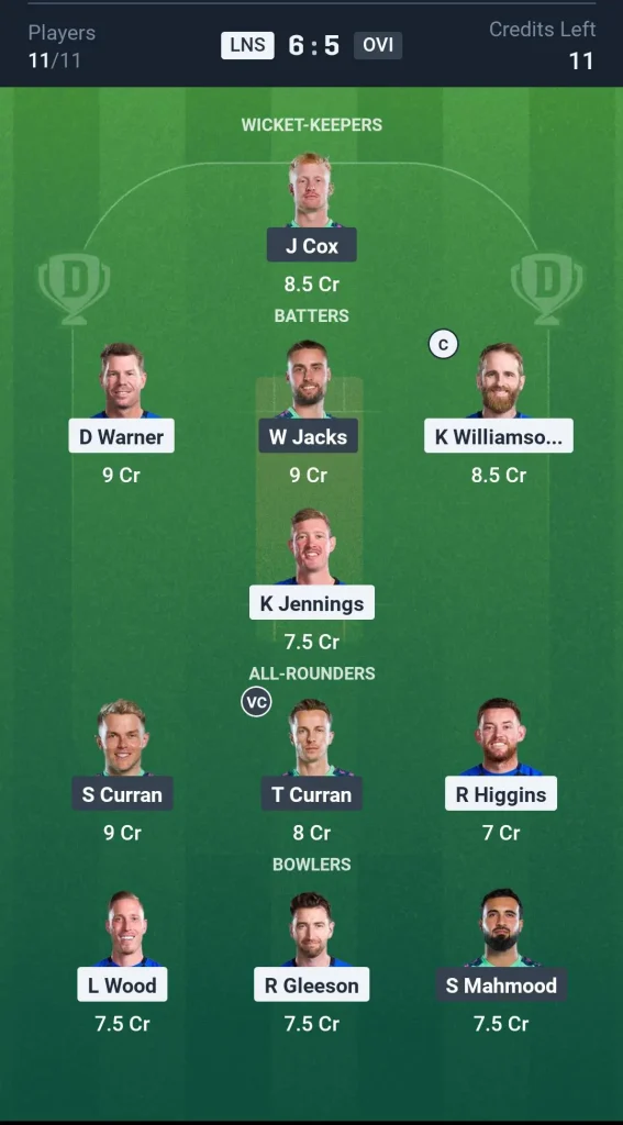 LNS vs OVI Grand League Team