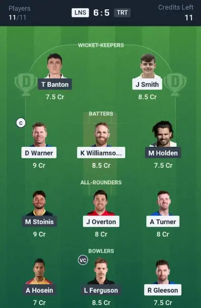 LNS vs TRT Small League Team