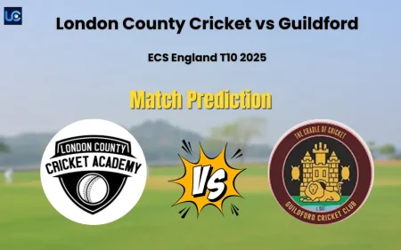 LCC vs GFD Match Prediction, ECS England T10 2025: Who will Win London County Cricket vs Guildford? London County Cricket vs Guildford Match Prediction