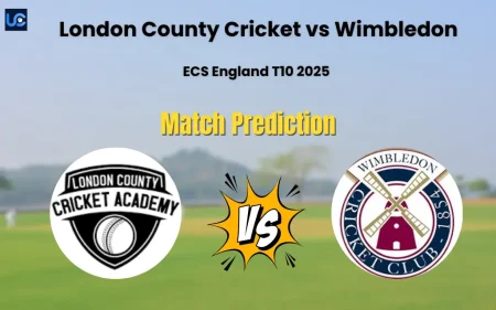 LCC vs WIM Match Prediction, ECS England T10 2025: Who will Win London County Cricket vs Wimbledon? London County Cricket vs Wimbledon Match Prediction