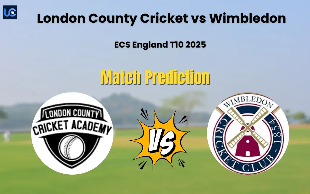 LCC vs WIM Match Prediction, ECS England T10 2025: Who will Win London County Cricket vs Wimbledon? London County Cricket vs Wimbledon Match Prediction