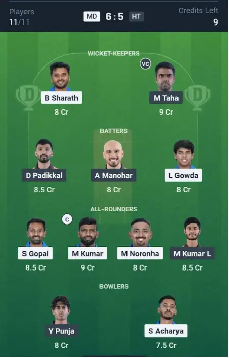 MD vs  HT Small League Team